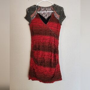 Custo Barcelona Red Mini Dress Size 3
